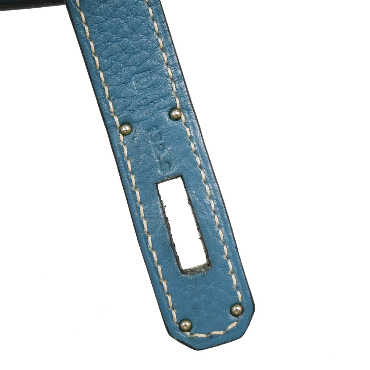 Hermes 2011 Blue Jean Taurillon Clemence Jypsiere 28 Shoulder Bag