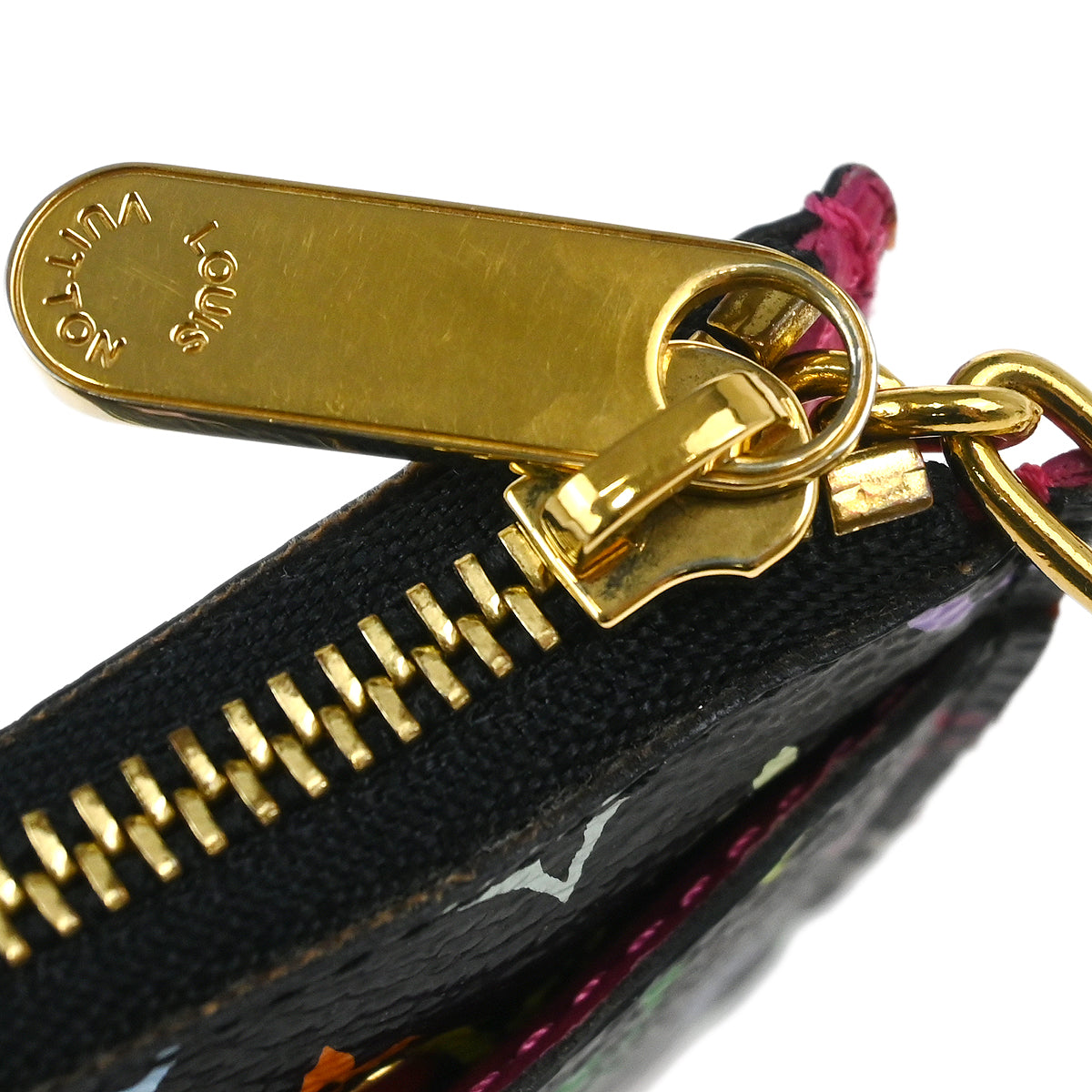 Louis Vuitton 2012 Multicolor Pochette Cles Coin Case Wallet M93735