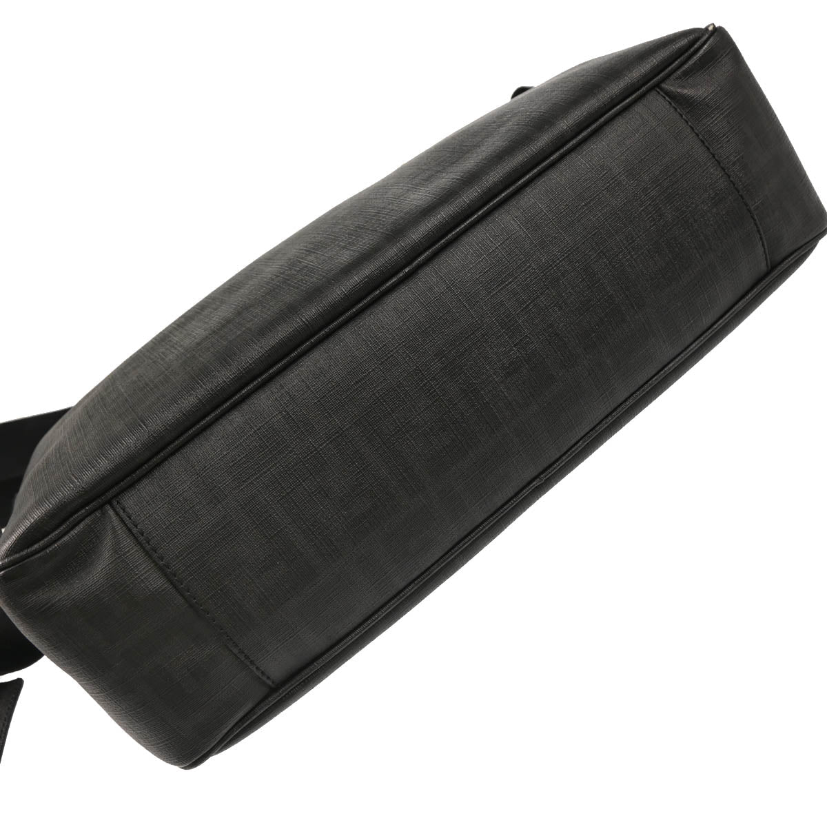 Fendi Black Zucca Messenger Bag
