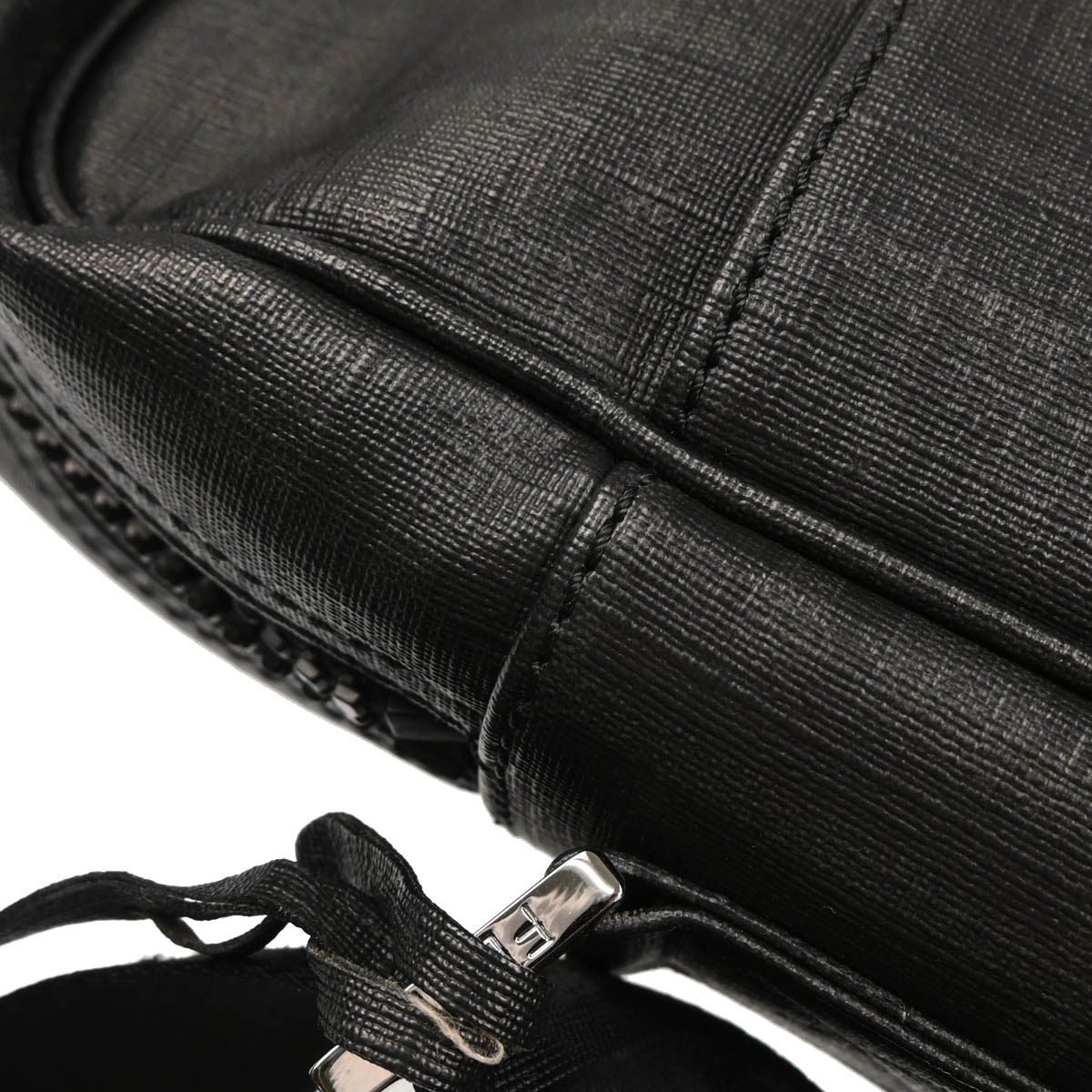 Fendi Black Zucca Messenger Bag