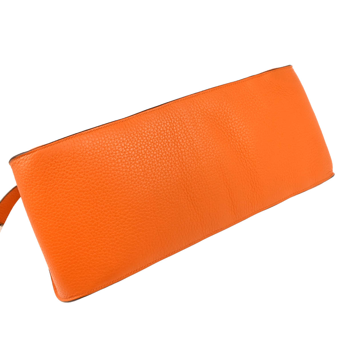 Hermes Orange Taurillon Clemence Jypsiere 34 Shoulder Bag