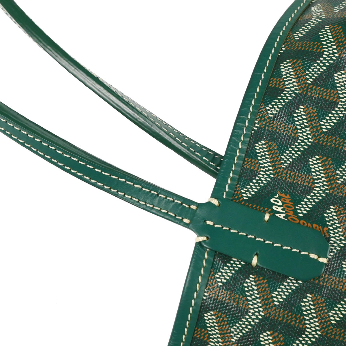 Goyard 2013 Green Saint Louis GM Tote Bag