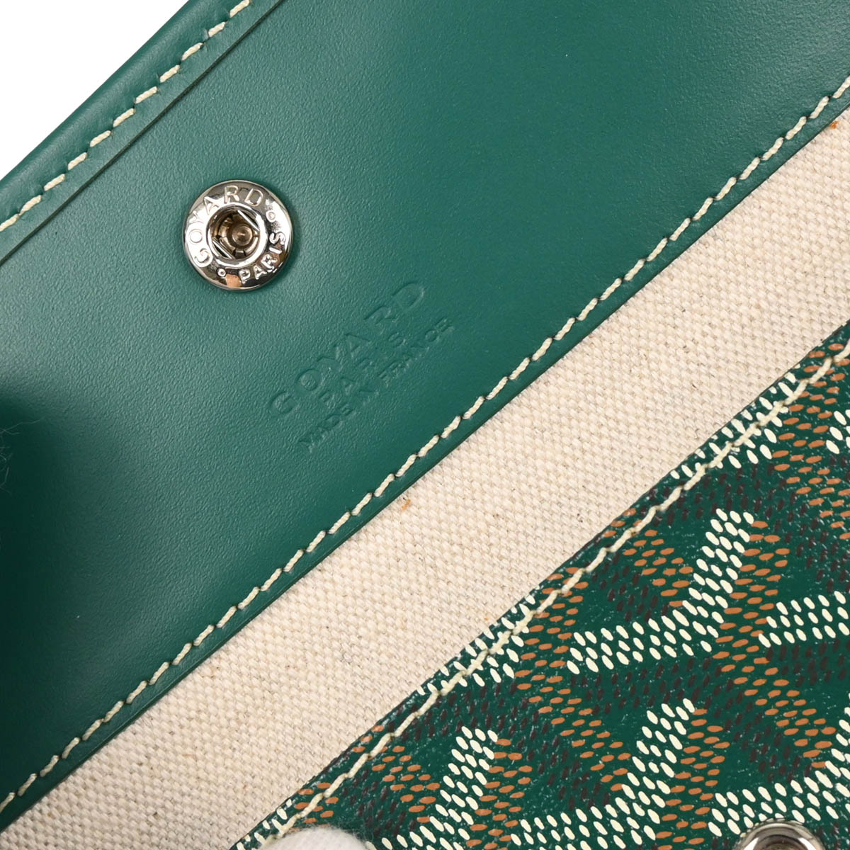 Goyard 2013 Green Saint Louis GM Tote Bag