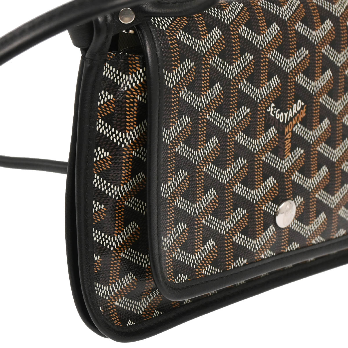 Goyard 2018 Black Plumet Shoulder Bag Pochette Wallet WOC