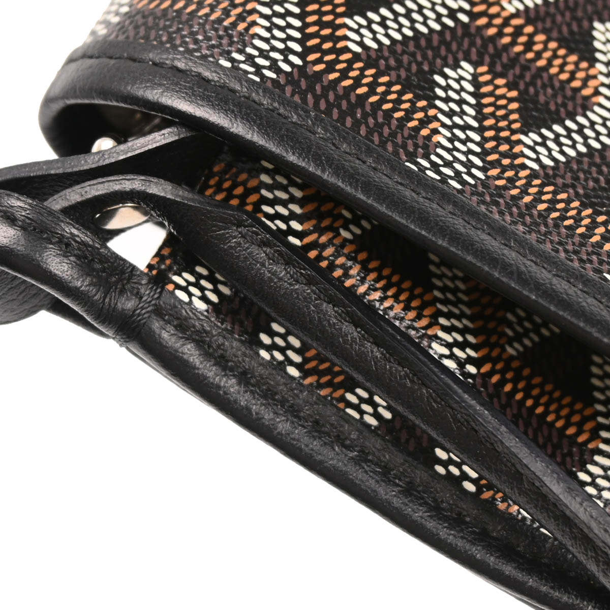 Goyard 2018 Black Plumet Shoulder Bag Pochette Wallet WOC