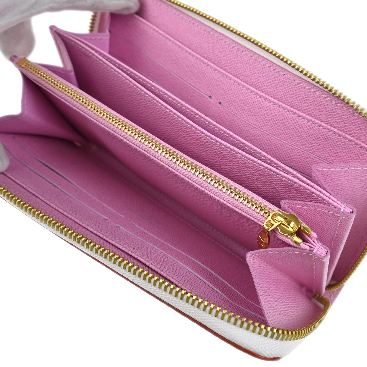 Louis Vuitton 2015 White Multicolor Zippy Wallet M60241