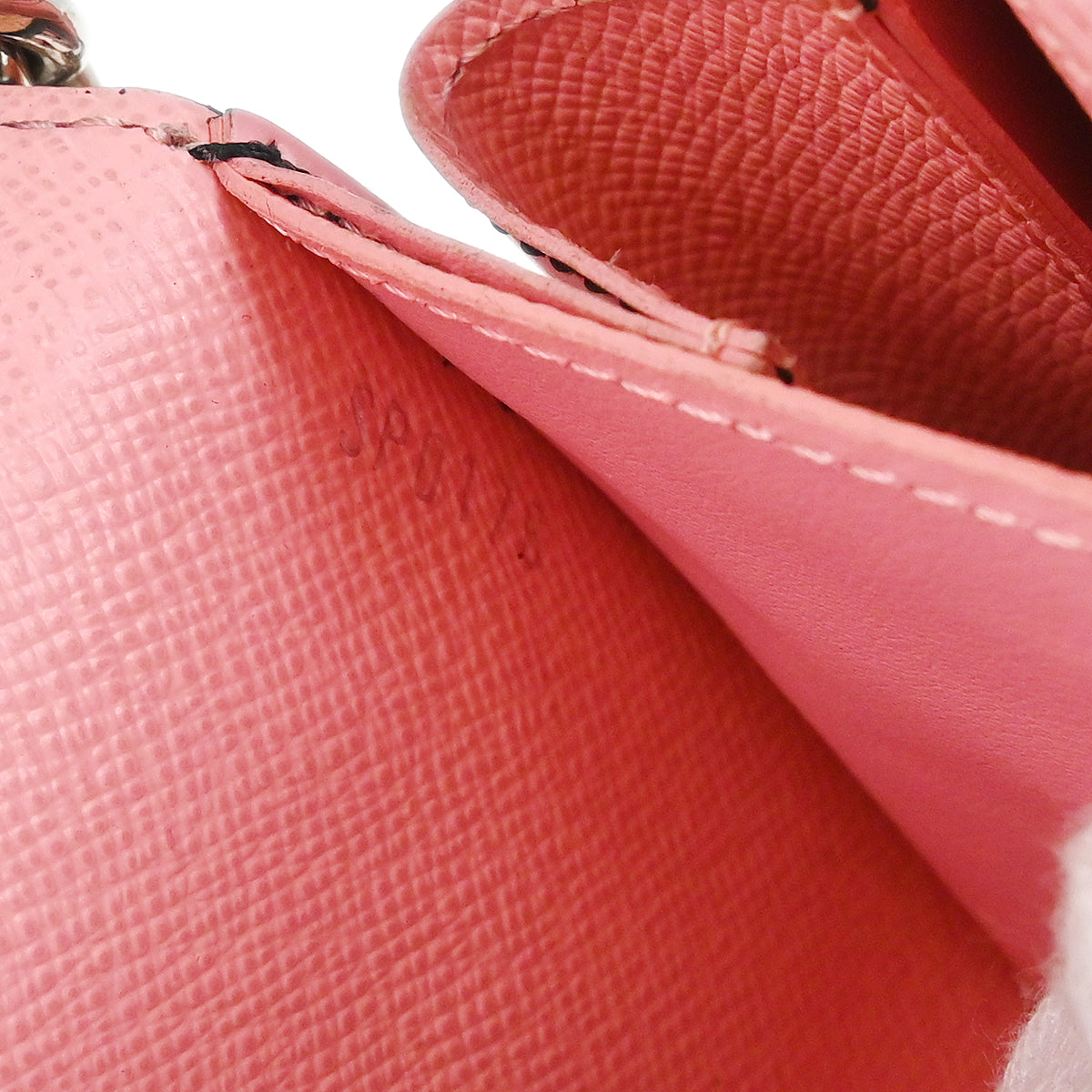 Louis Vuitton Pink Epi Portefeuille Twist Chain Wallet Bag M67227