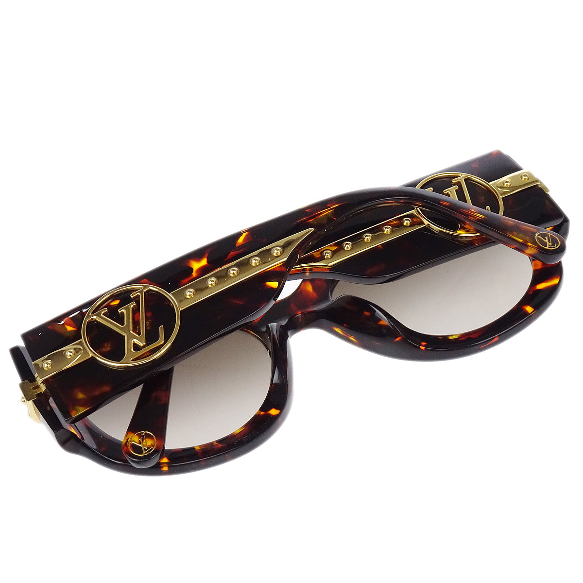 Louis Vuitton Sunglasses Eyewear Brown Small Good