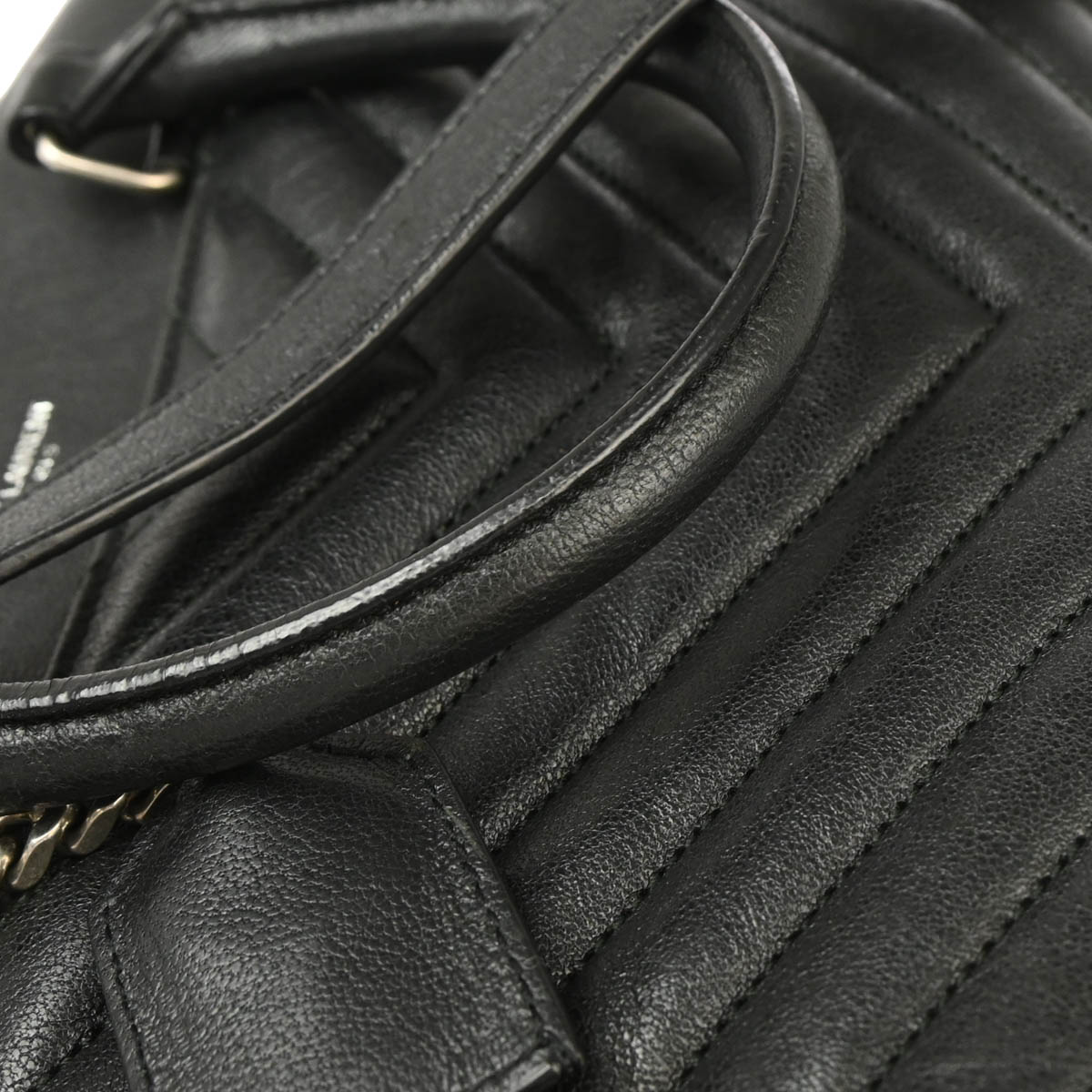 Saint Laurent 2015 Black Baby Duffle 2way Shoulder Handbag