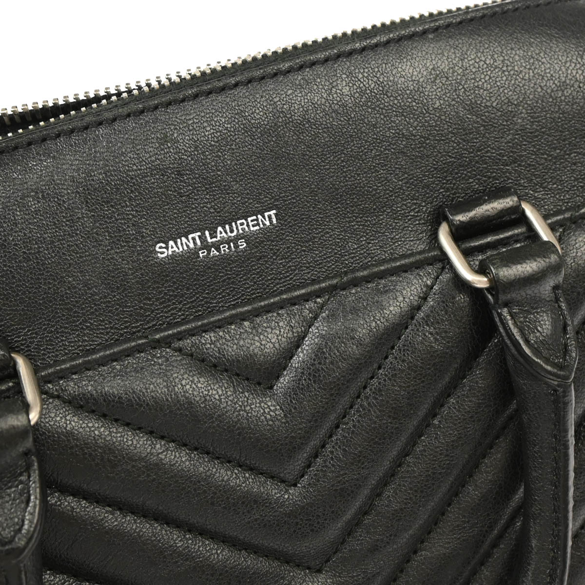 Saint Laurent 2015 Black Baby Duffle 2way Shoulder Handbag