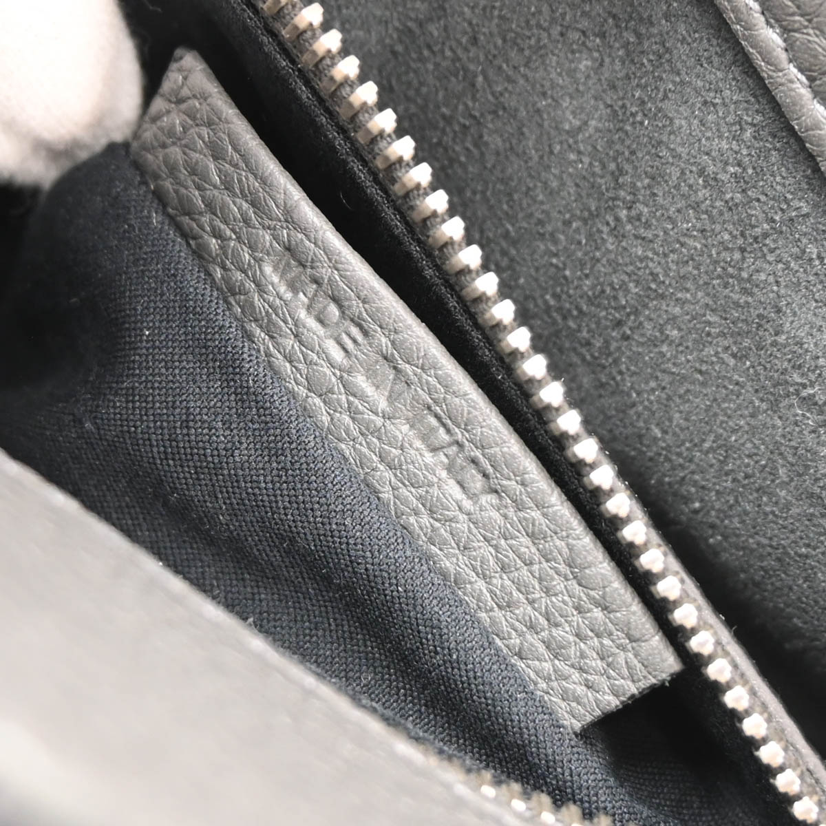 Fendi Gray Leather Peekaboo Mini 2way Shoulder Handbag