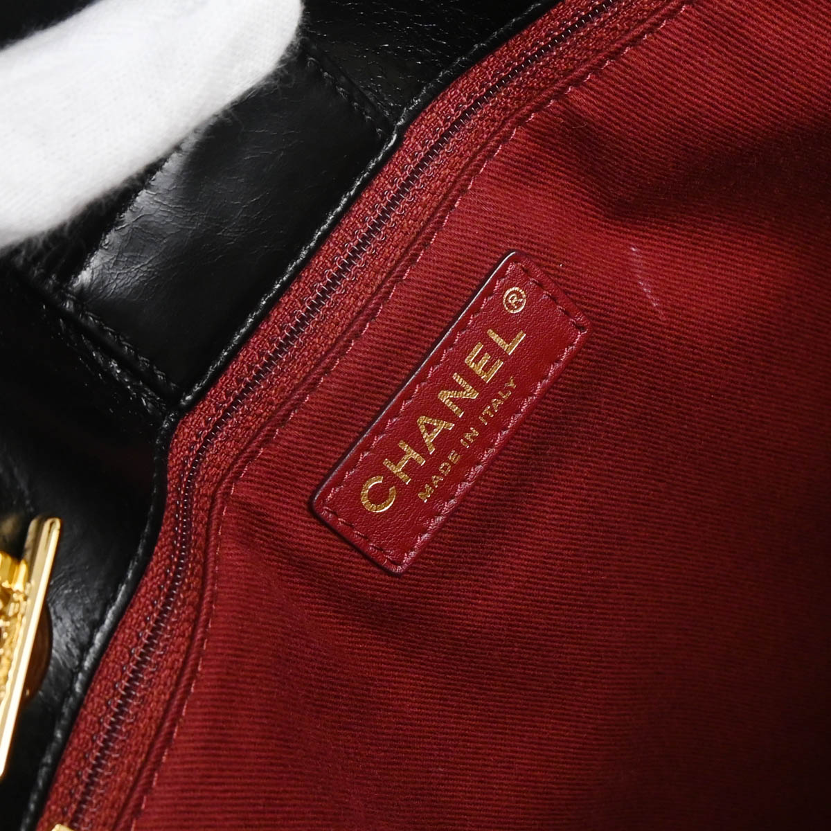 Chanel Black Denim Calfskin 2way Shoulder Tote Handbag