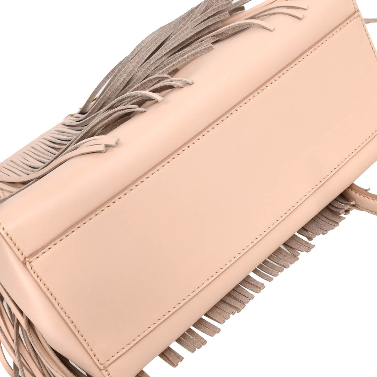Fendi Pink Leather Peekaboo Mini 2way Shoulder Handbag