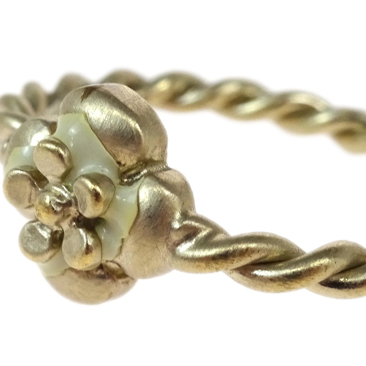 Chanel Ring Gold #47 #7 B13A
