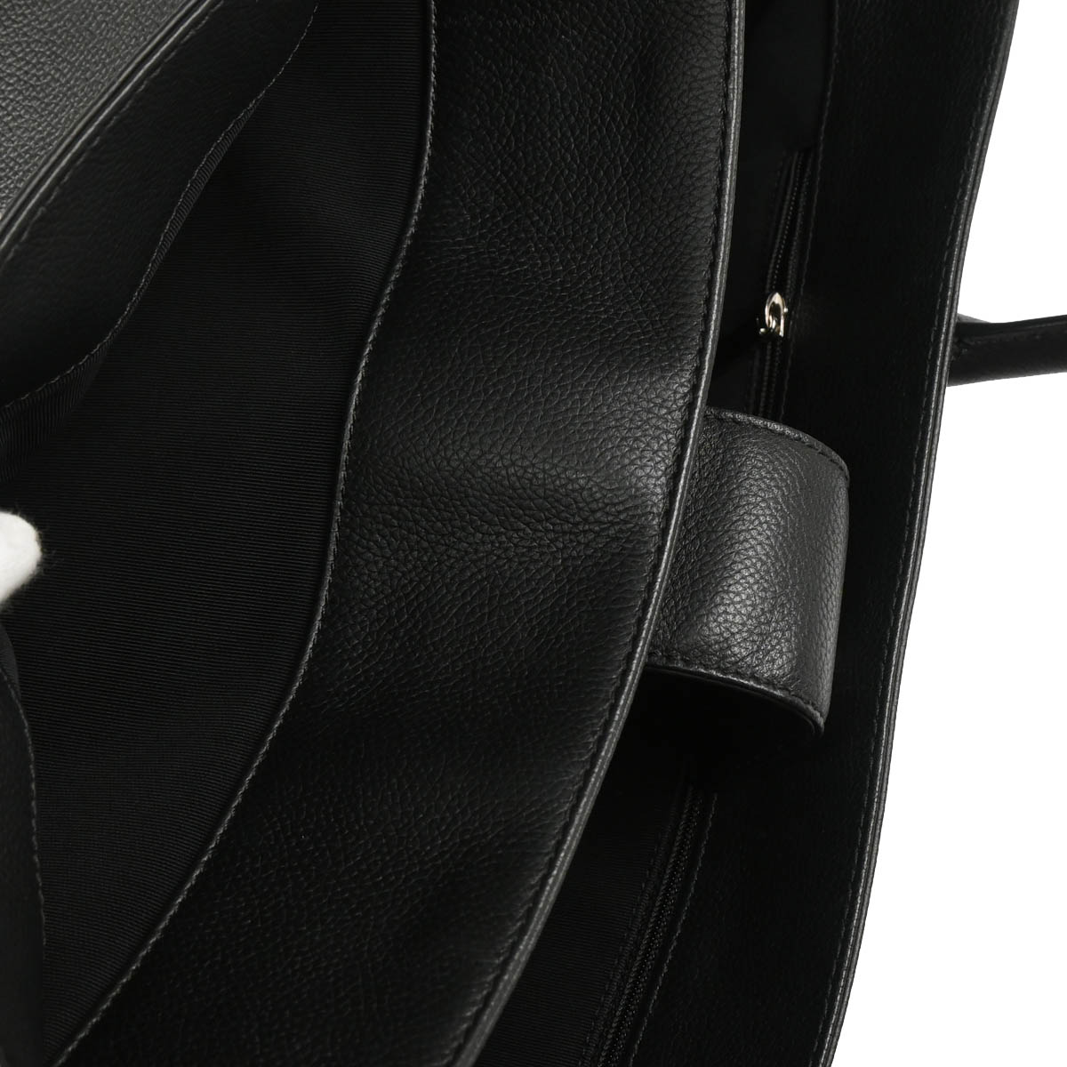 Chanel 2013-2014 Black Calfskin Executive Cerf Tote 2way Shoulder Bag