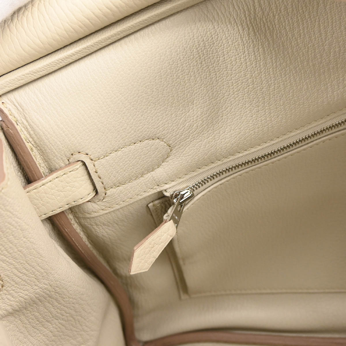 Hermes 2018 Beton Taurillon Clemence Birkin 30 Handbag