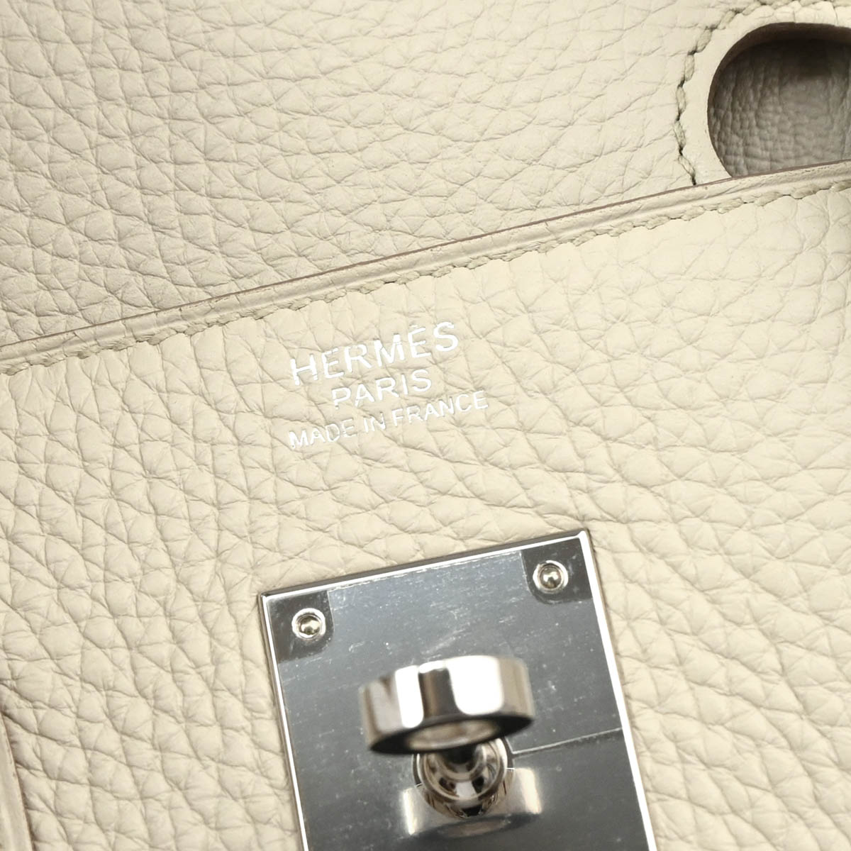 Hermes 2018 Beton Taurillon Clemence Birkin 30 Handbag