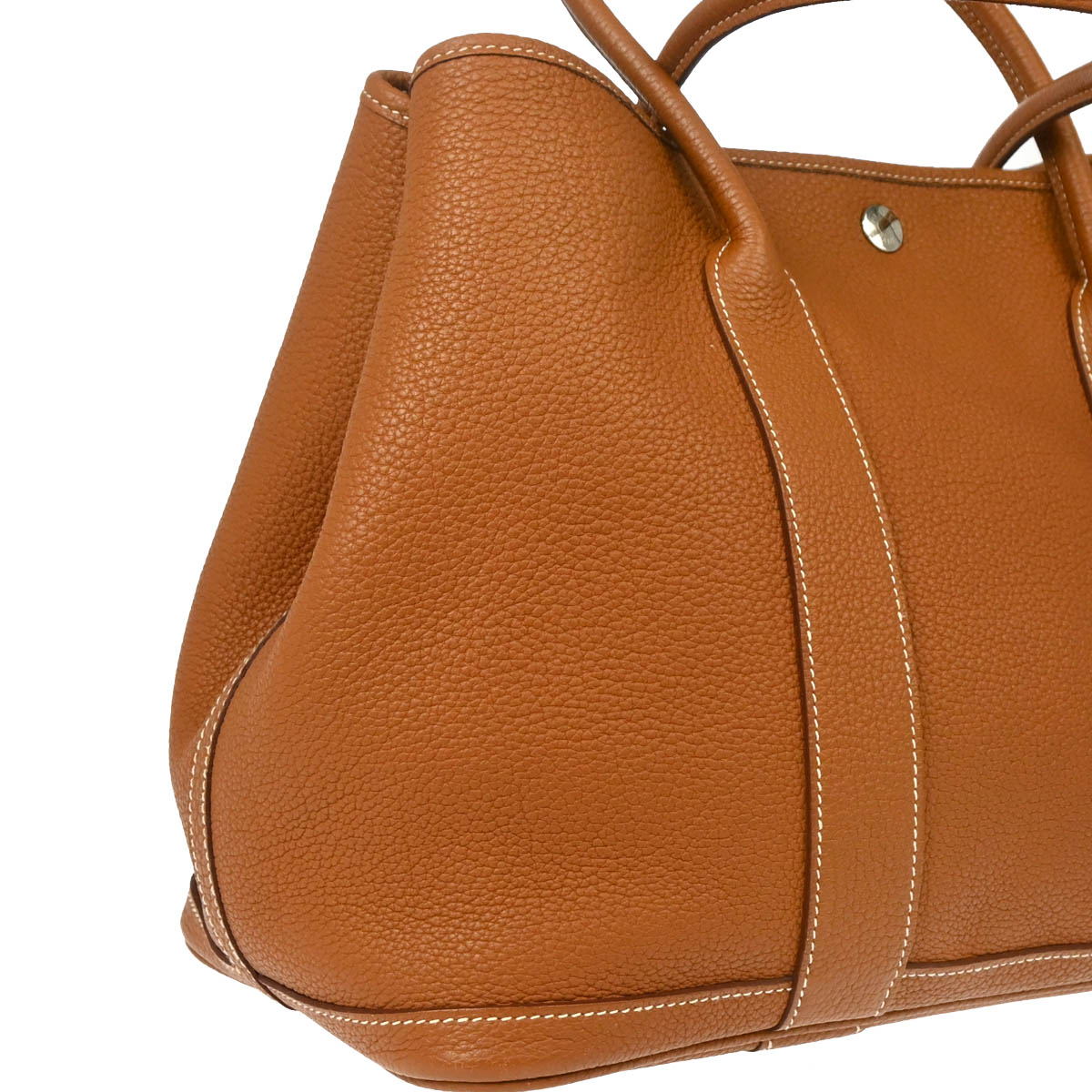 Hermes 2015 Gold Negonda Garden Party 36 PM Tote Handbag