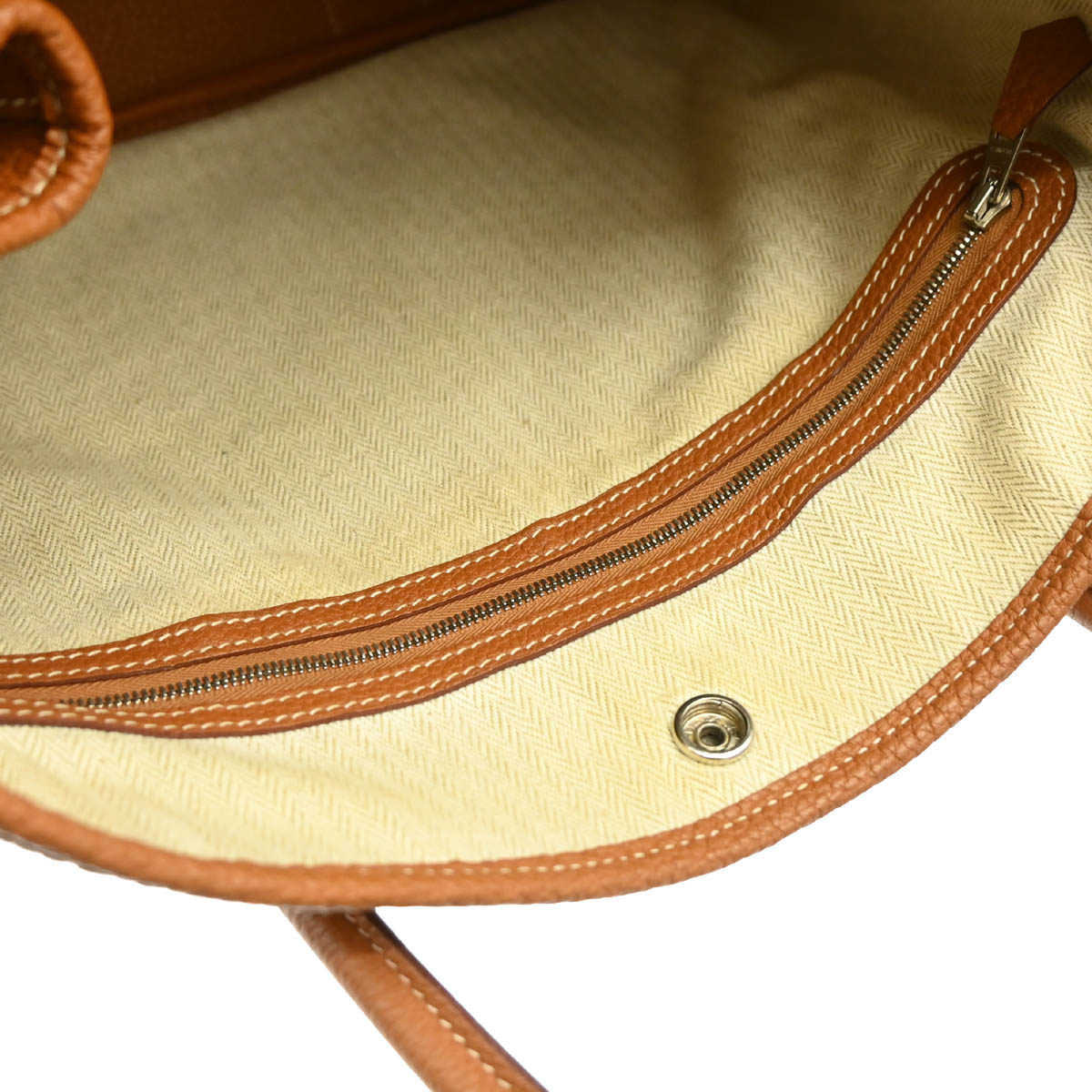 Hermes 2015 Gold Negonda Garden Party 36 PM Tote Handbag