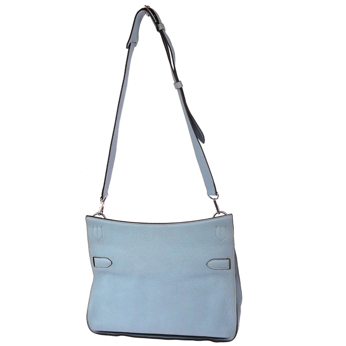 Hermes 2012 Ciel Taurillon Clemence Jypsiere 34 Shoulder Bag