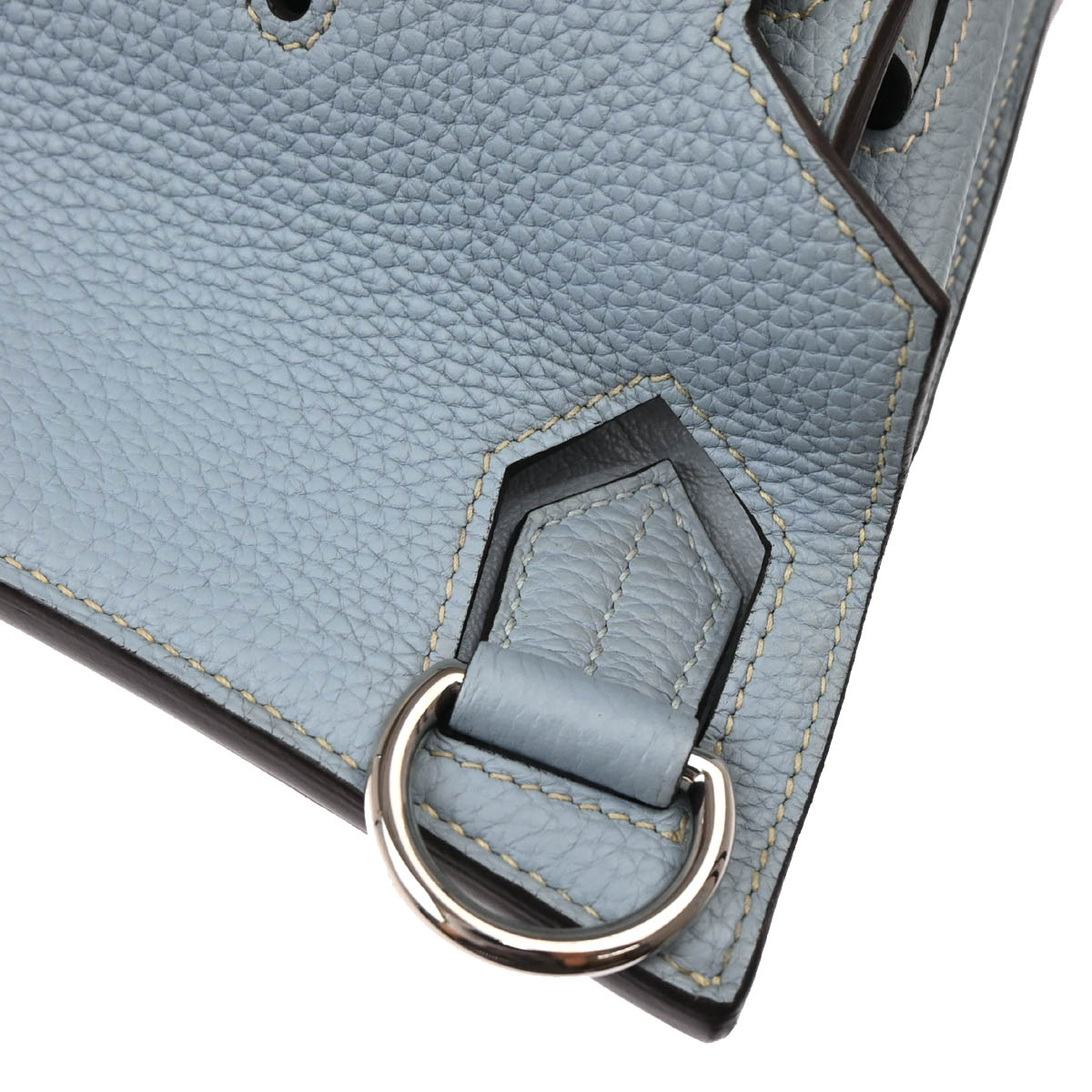Hermes 2012 Ciel Taurillon Clemence Jypsiere 34 Shoulder Bag