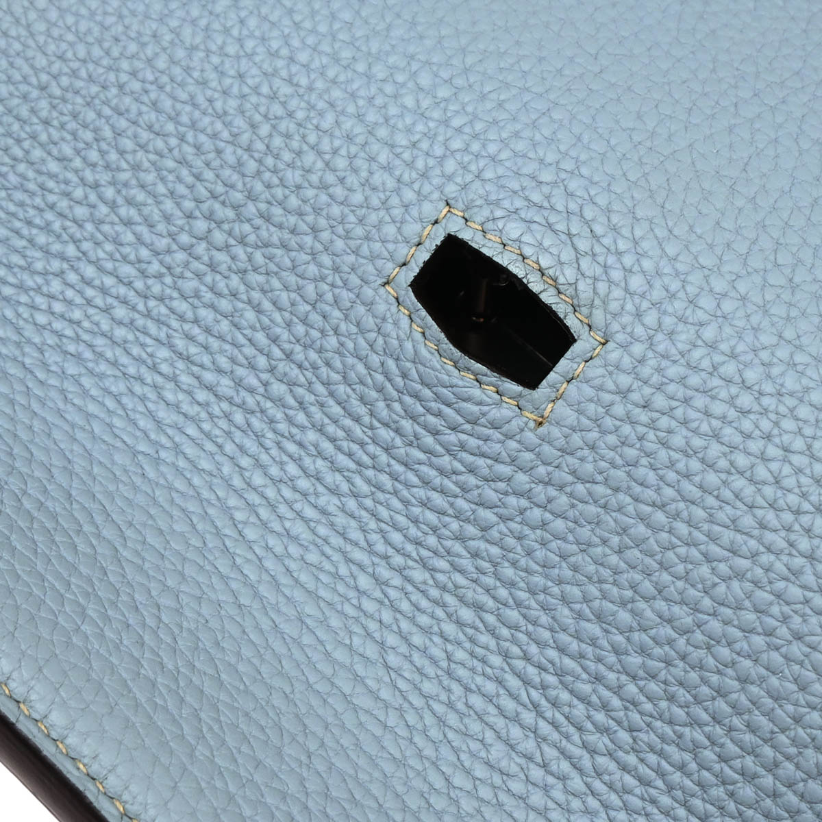 Hermes 2012 Ciel Taurillon Clemence Jypsiere 34 Shoulder Bag