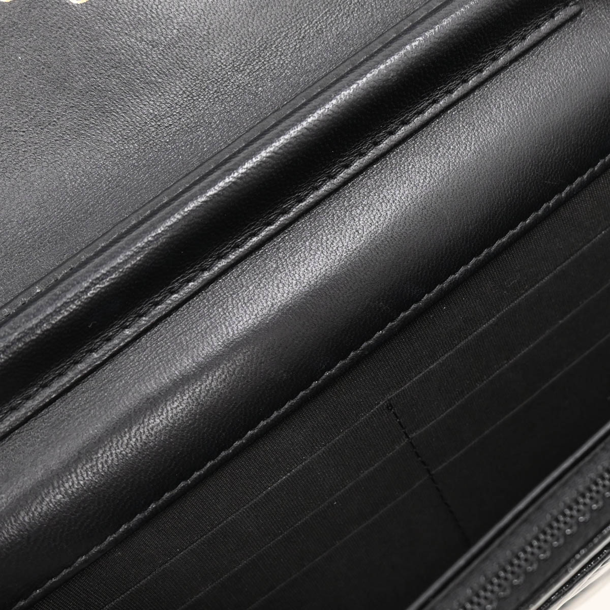 Chanel 2019 Black Lambskin Costume Pearl WOC Shoulder Wallet Bag