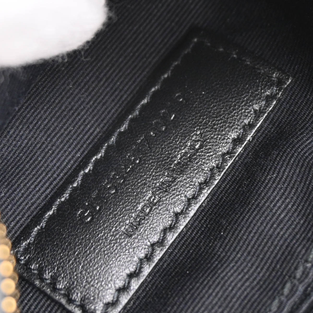 Saint Laurent Black Leather Lou Waist Bum Bag