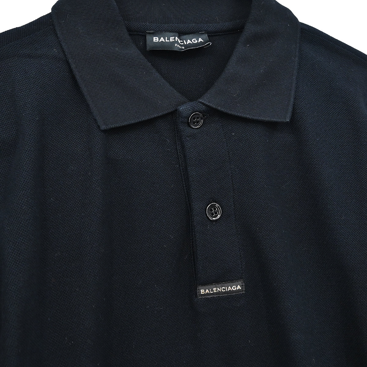 Balenciaga 2017 Polo Shirt Black #XS