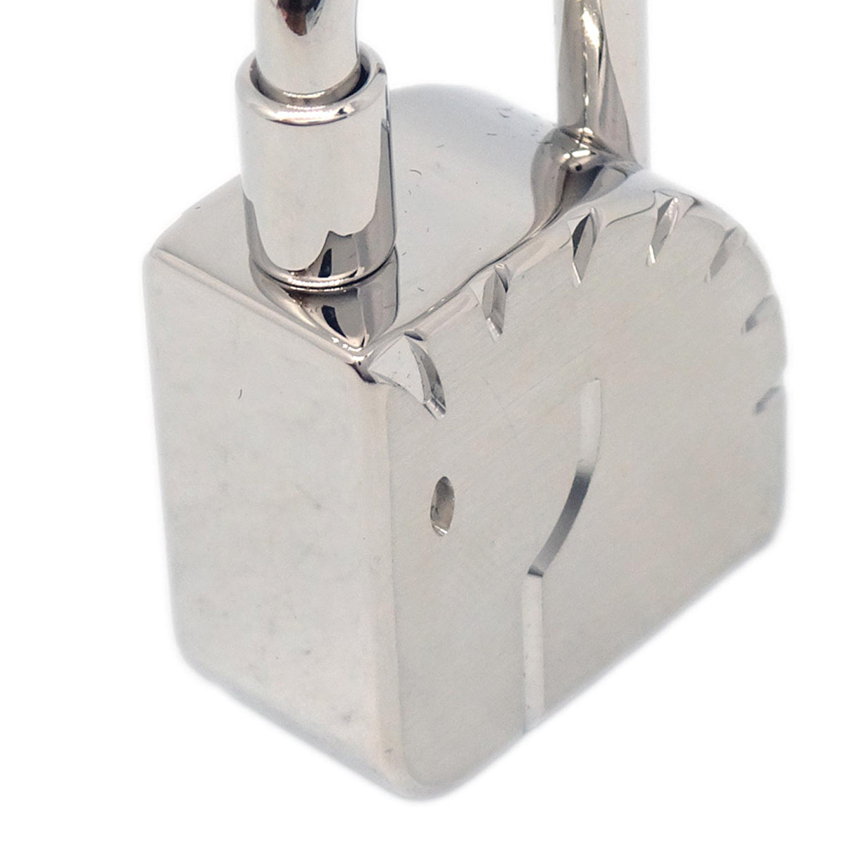 Hermes Horse Cadena Silver Small Good