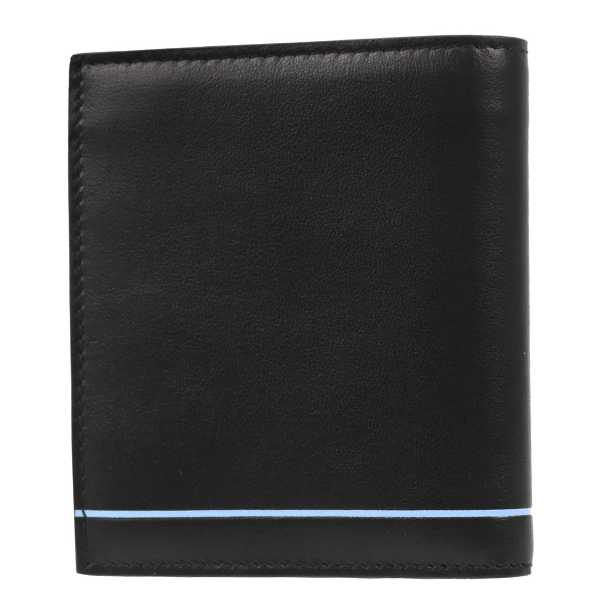 Prada Black Leather Bifold Wallet