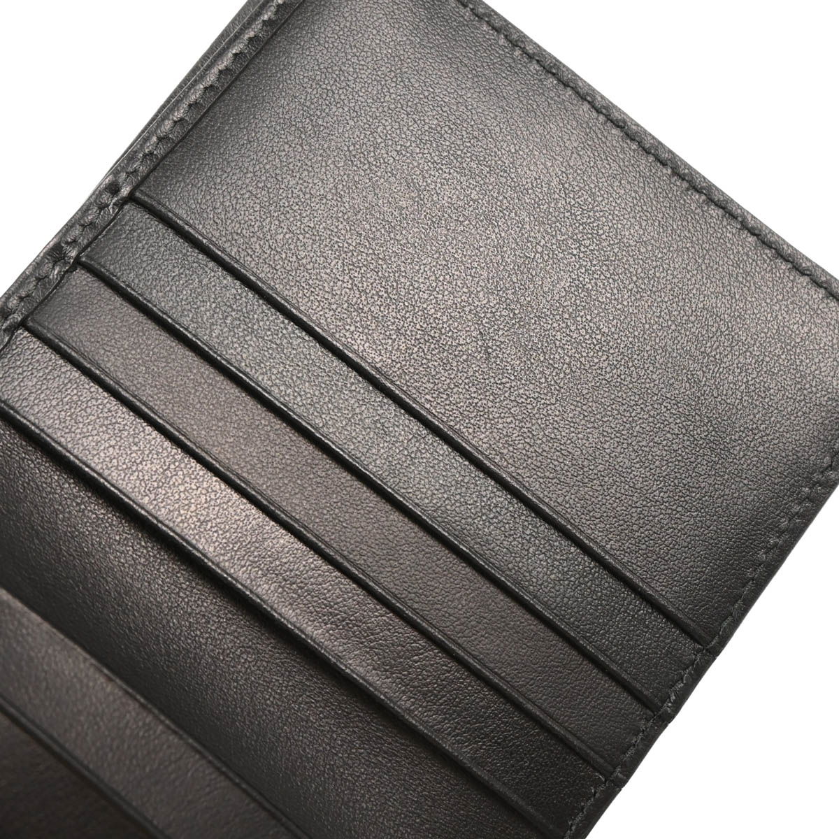 Prada Black Leather Bifold Wallet