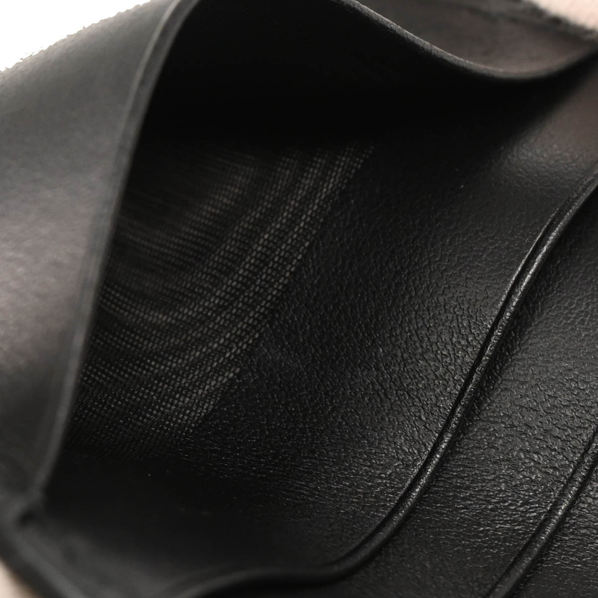 Prada Black Leather Bifold Wallet