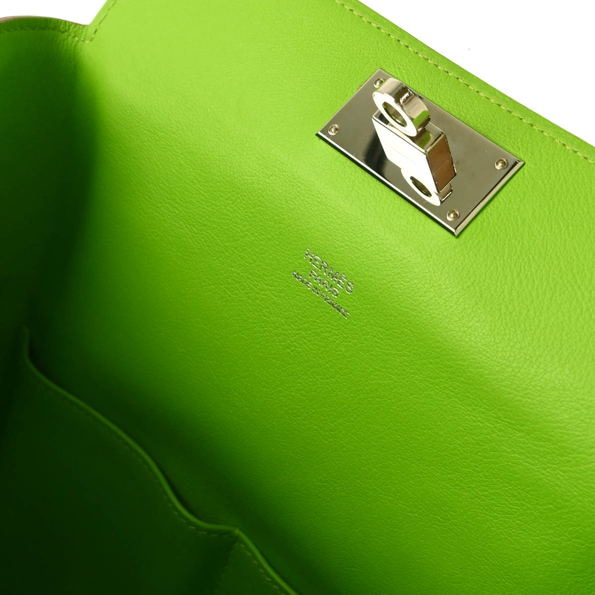 Hermes 2013 Apple Green Veau Swift Toolbox 20 2way Shoulder Handbag