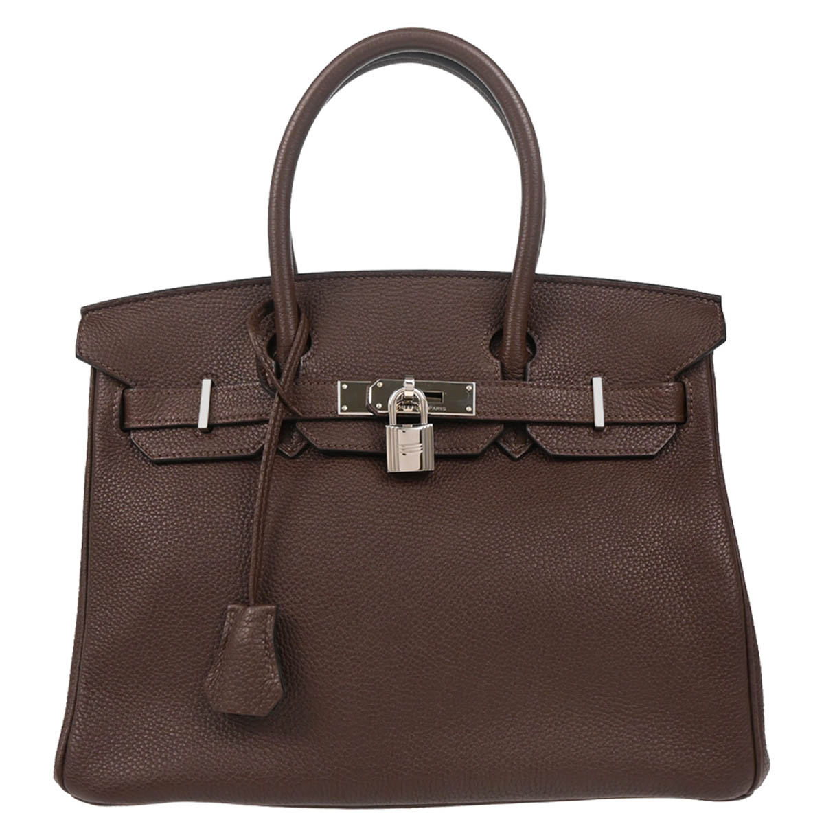 Hermes 2010 Chocolat Togo Birkin 30 Handbag