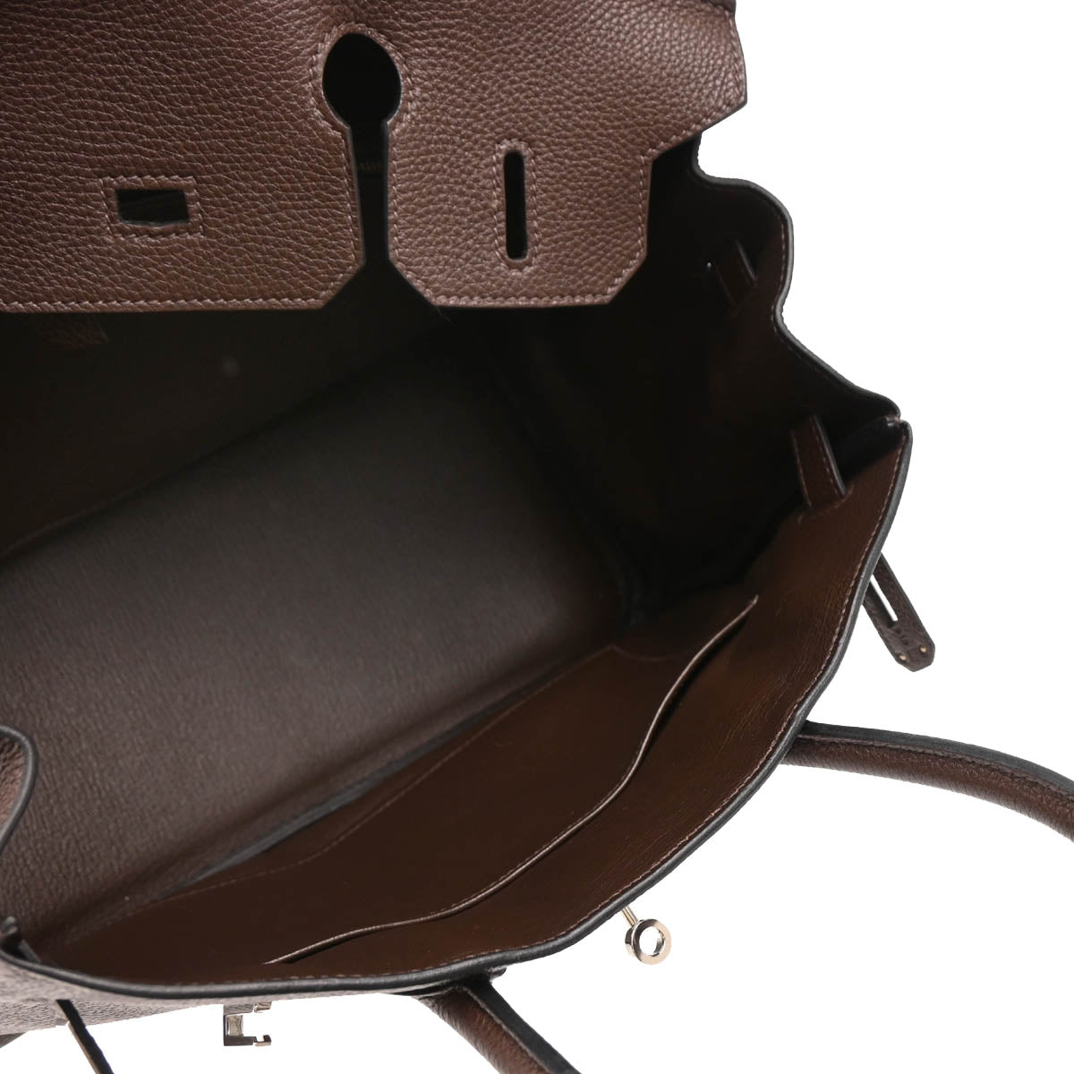 Hermes 2010 Chocolat Togo Birkin 30 Handbag
