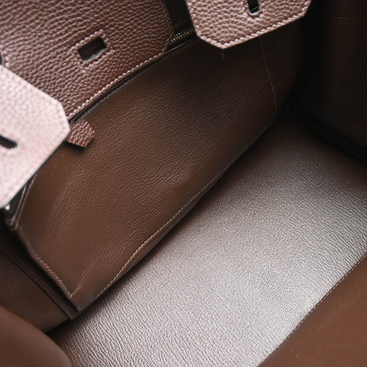 Hermes 2010 Chocolat Togo Birkin 30 Handbag