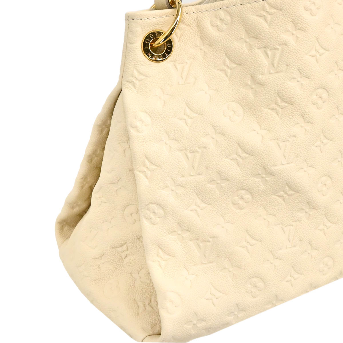 Louis Vuitton 2011 White Monogram Empreinte Artsy MM Handbag M93449