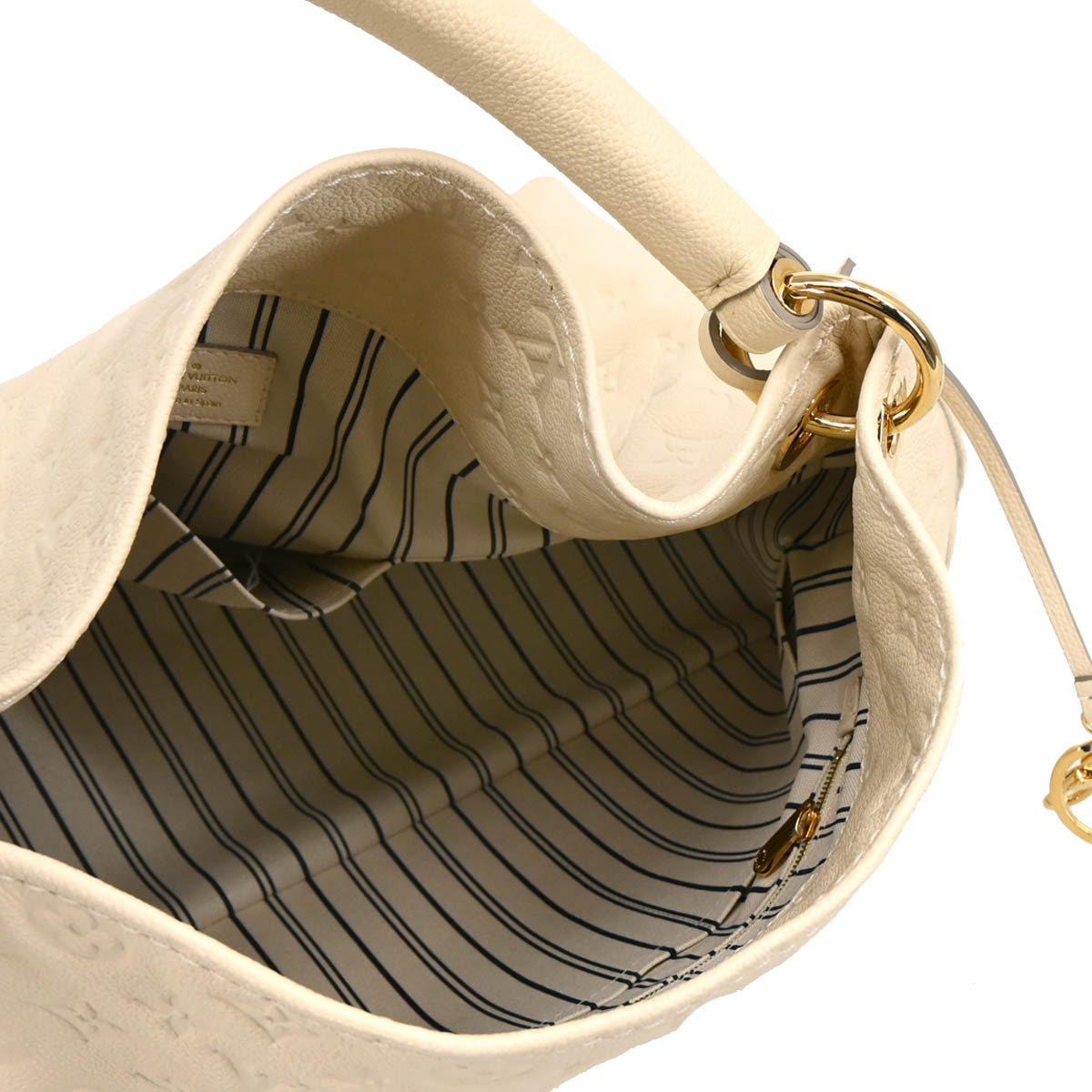 Louis Vuitton 2011 White Monogram Empreinte Artsy MM Handbag M93449