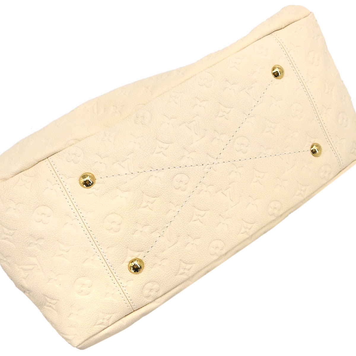 Louis Vuitton 2011 White Monogram Empreinte Artsy MM Handbag M93449