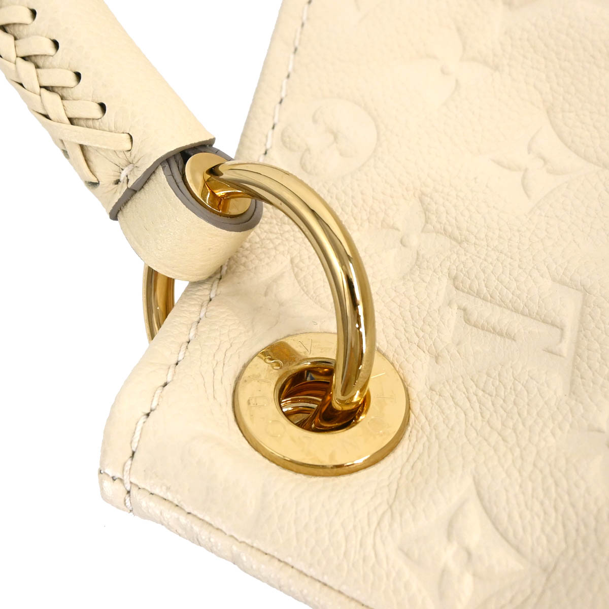 Louis Vuitton 2011 White Monogram Empreinte Artsy MM Handbag M93449