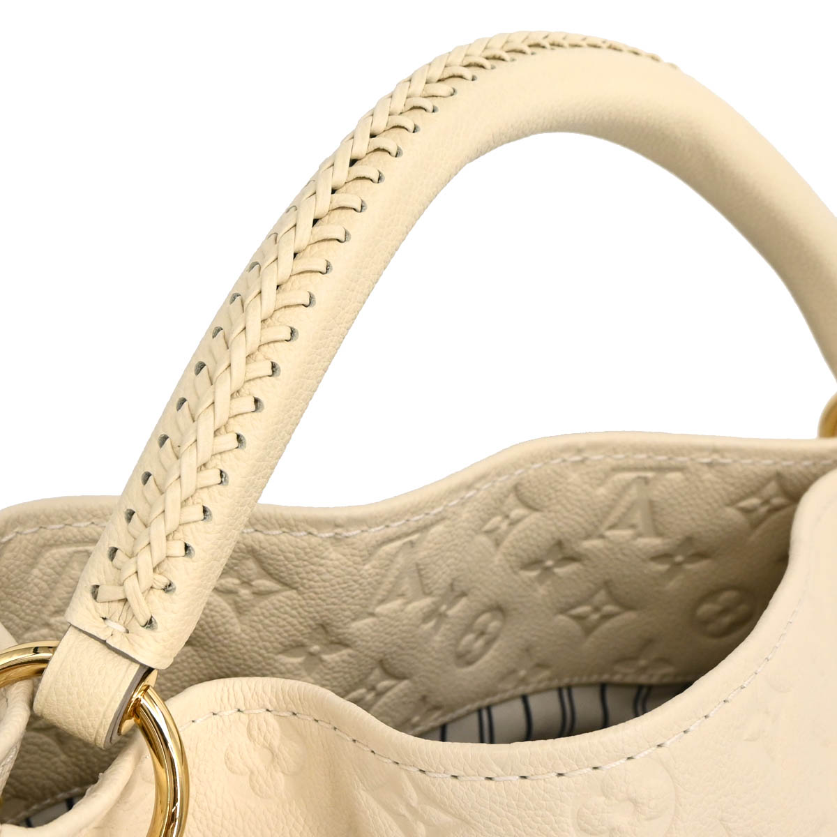 Louis Vuitton 2011 White Monogram Empreinte Artsy MM Handbag M93449