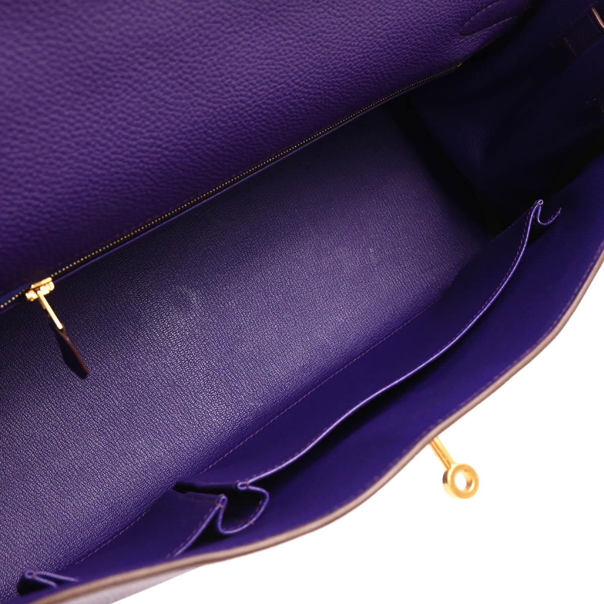 Hermes 2010 Iris Togo Shoulder Kelly Handbag