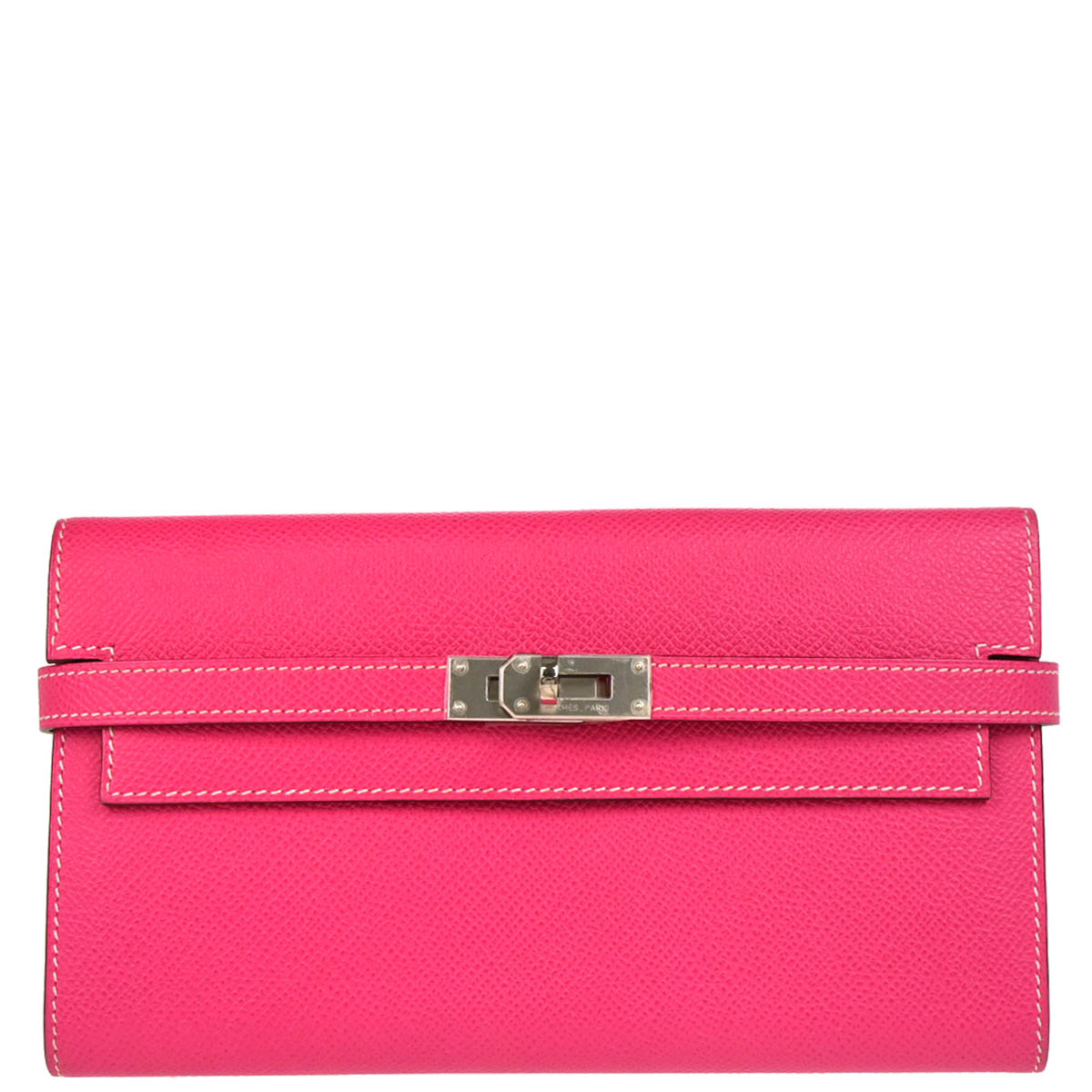 Hermes 2013 Pink Epsom Kelly Wallet Purse