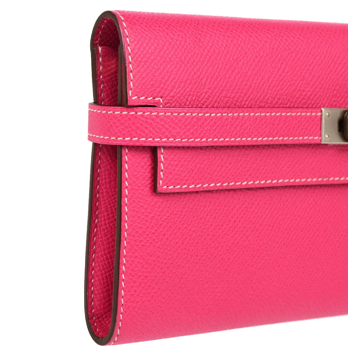 Hermes 2013 Pink Epsom Kelly Wallet Purse