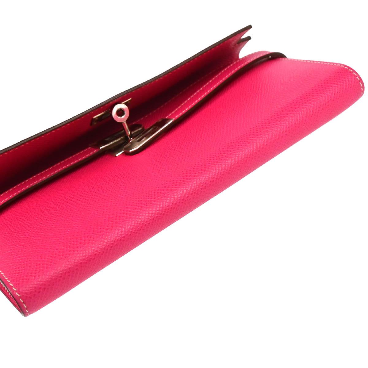 Hermes 2013 Pink Epsom Kelly Wallet Purse