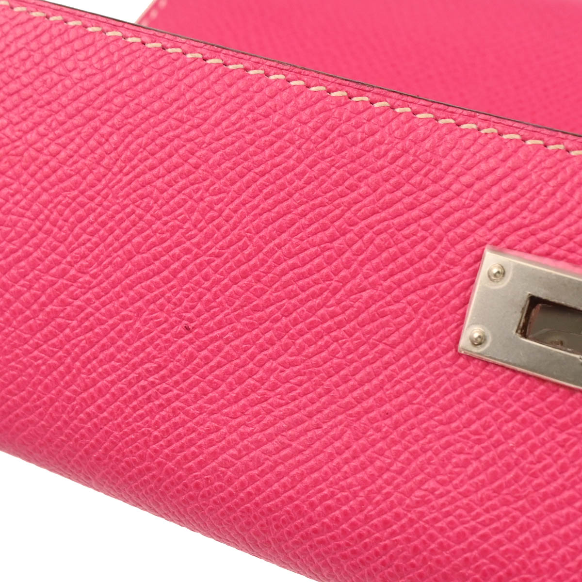 Hermes 2013 Pink Epsom Kelly Wallet Purse
