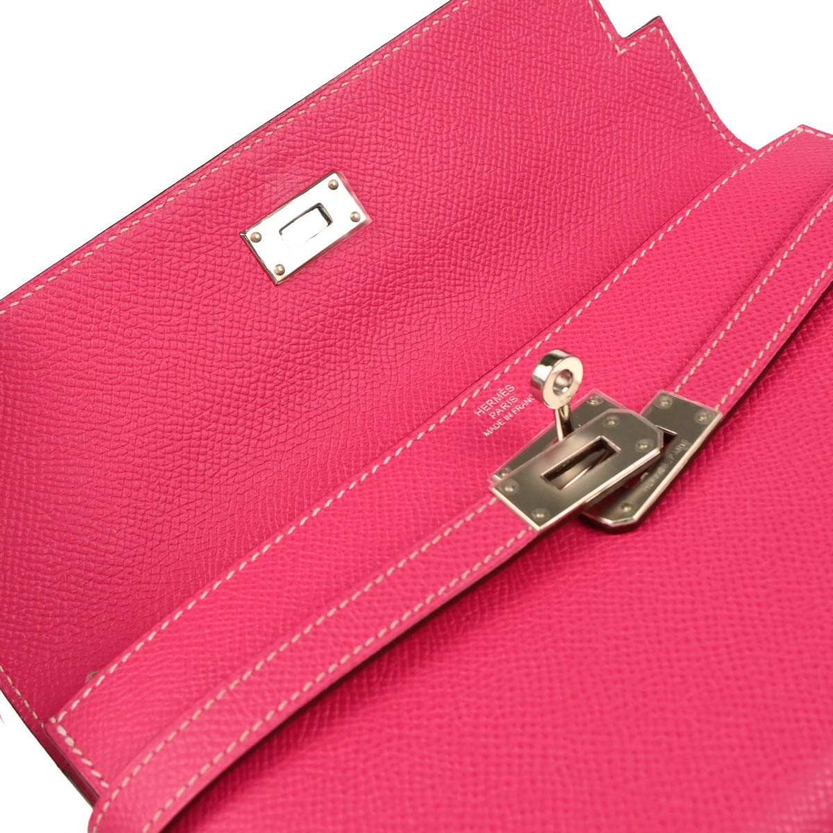Hermes 2013 Pink Epsom Kelly Wallet Purse