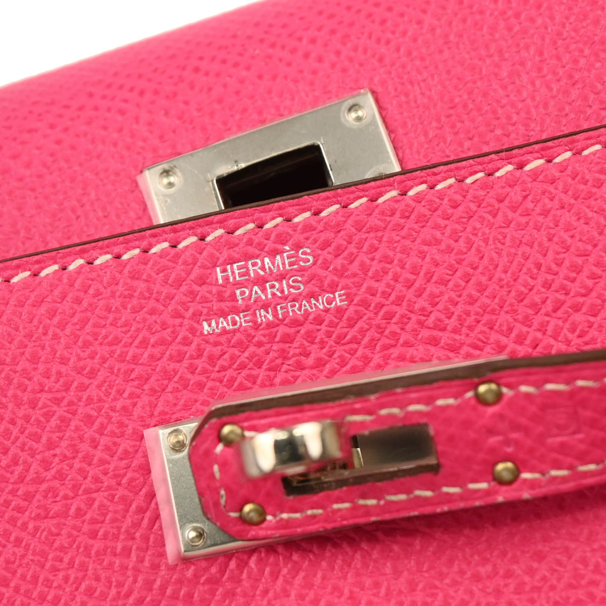 Hermes 2013 Pink Epsom Kelly Wallet Purse