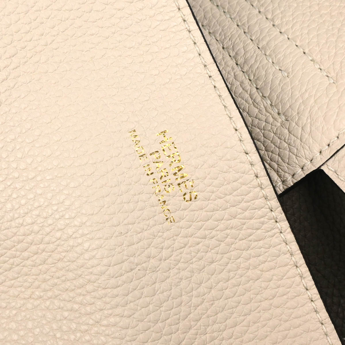 Hermes 2018 Etoupe Clemence Double Sens 36 Reversible Tote Handbag